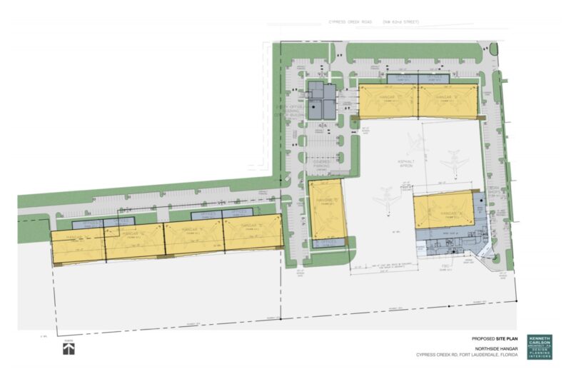 NORTHSIDE HANGAR_COLOR SITE PLAN